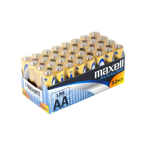 MAXELL Bateria Alkaliczna AA LR6 | 32 szt. shrink