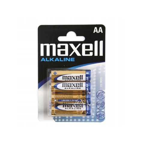 MAXELL Bateria Alkaliczna AA/ LR6 | 4 szt. blister