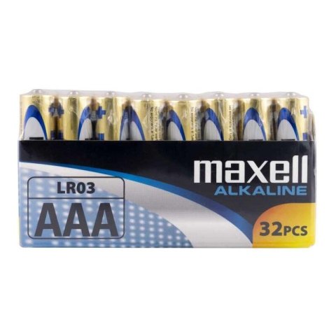 MAXELL Bateria Alkaliczna AAA LR03 | 32 szt. shrink