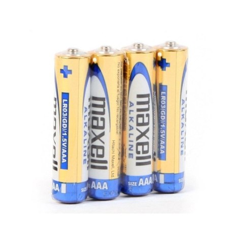 MAXELL Bateria Alkaliczna AAA LR03 | 4 szt. shrink