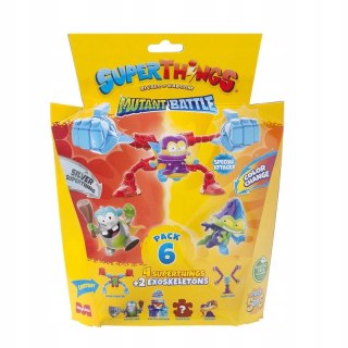 SUPERTHINGS Mutant Battle 2 + Egzoszkielety 4 Figurki