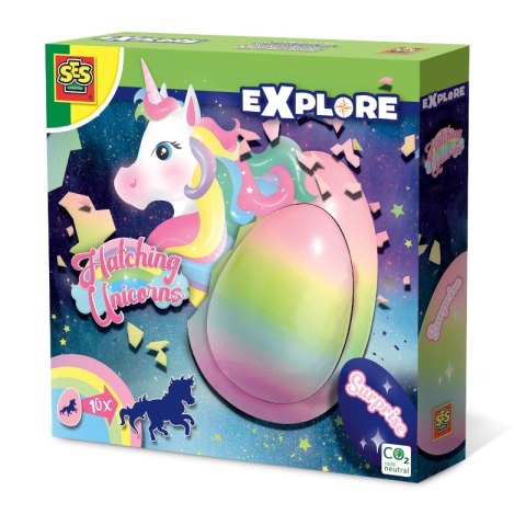 SES Creative Explore wykluj jednorożca z jajka