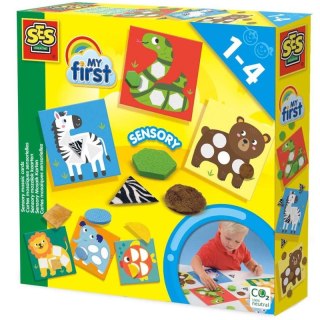 SES Creative Układanka sensoryczna mozajka zwierzątka