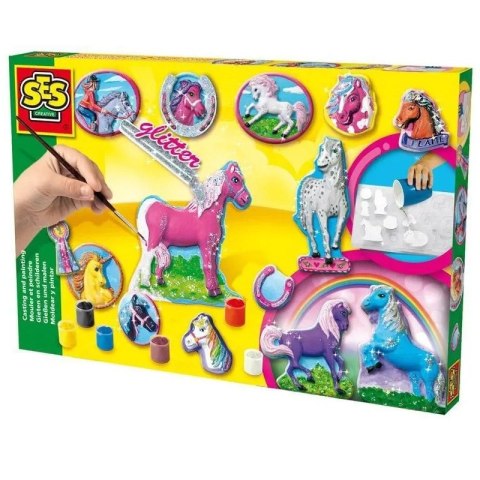 SES Creative Zestaw do odlewów z gipsu konie