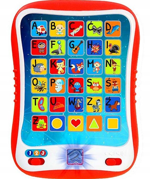 SMILY PLAY edukacyjny tablet 6 gier 12 m+