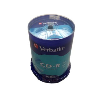Verbatim CD-R | 700MB | x52 | cakebox 100szt | DataLife
