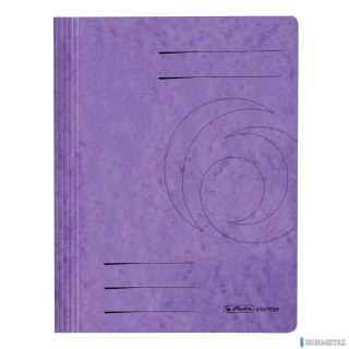 (WYCOFANY) Skoroszyt kartonowy A4 ze sprężynką fioletowy 11186582 HERLITZ
