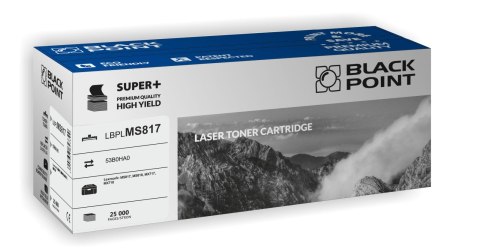 Black Point Super Plus LBPLMS817 zastępuje Lexmark 53B0HA0, 25000 stron