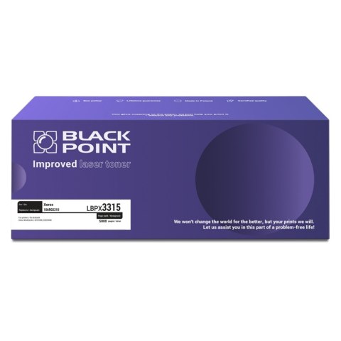 Black Point toner LBPX3315 zastępuje Xerox 106R02310, 5000 stron