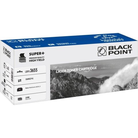 Black Point toner LBPX3655 zastępuje Xerox 106R02741, czarny, 25900 stron.