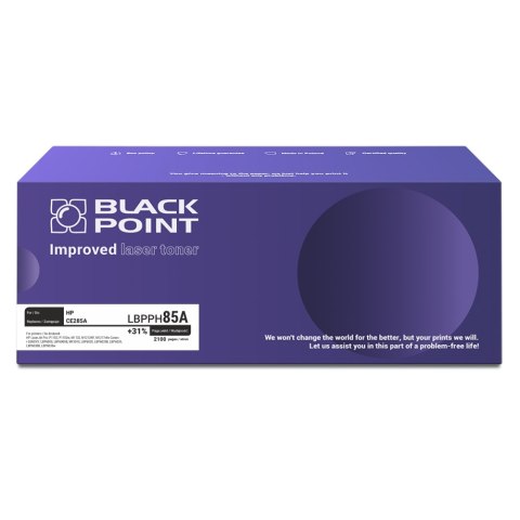 Black Point toner LBPPH85A zastępuje HP CE285A, 2100 stron