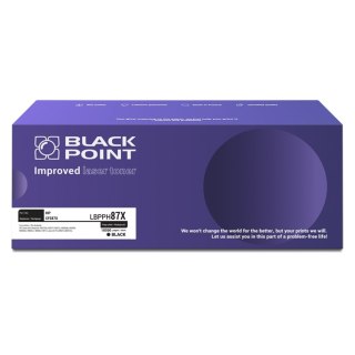 Black Point toner LBPPH87X zastępuje HP CF287X, 18500 stron