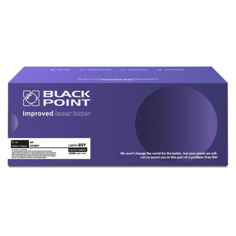 Black Point toner LBPPH89Y zastępuje HP CF289Y, 20000 stron