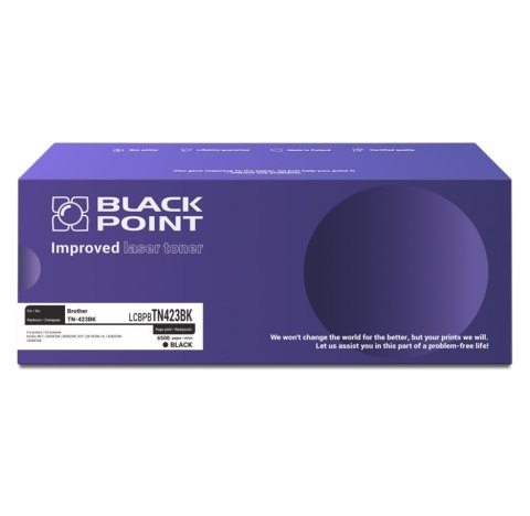 Black Point toner LCBPBTN423BK zastępuje Brother TN-423BK black