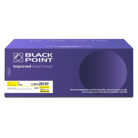 Black Point toner LCBPH201XY zastępuje HP CF402X, żółty