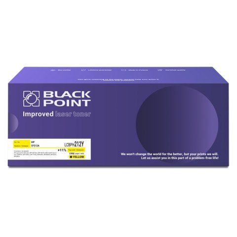 Black Point toner LCBPH212Y zastępuje HP CF212A / Canon CRG-731Y, żółty