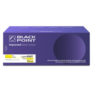 Black Point toner LCBPH4540Y zastępuje HP CF032A, żółty