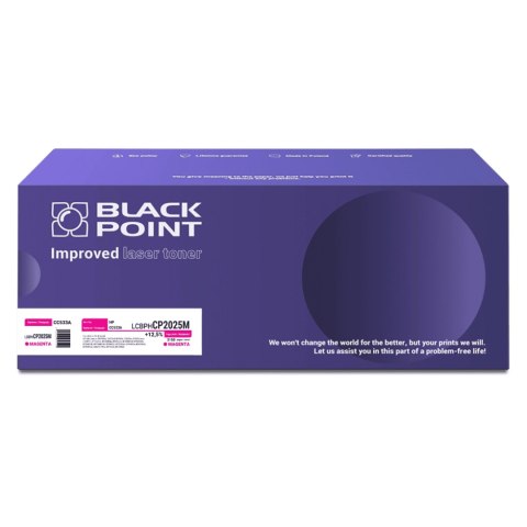Black Point toner LCBPHCP2025M zastępuje HP CC533A / CRG-718M, czerwony