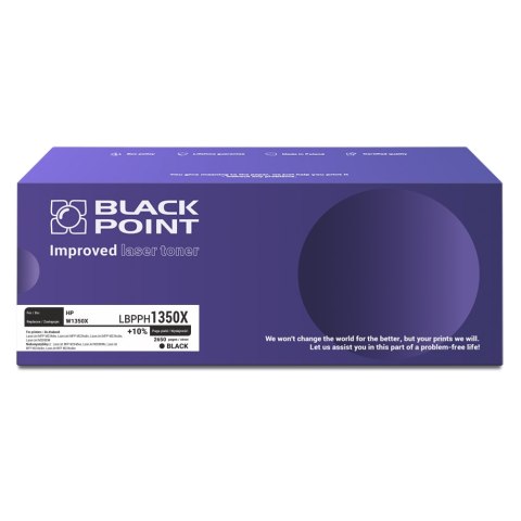 [LBPPH1350X] Toner Black Point S+ (HP W1350X)