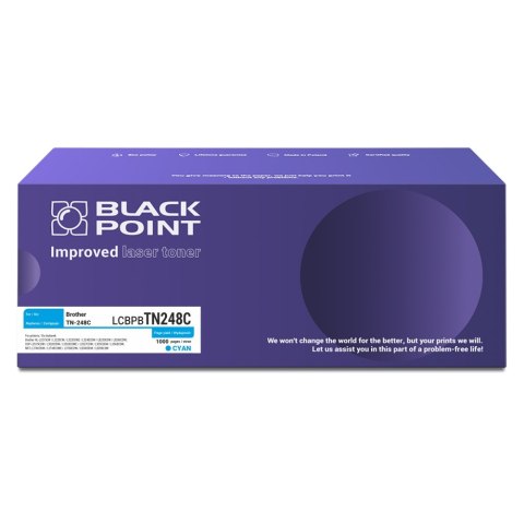 [LCBPBTN248C] Toner Black Point Color (Brother TN-248C) cyan