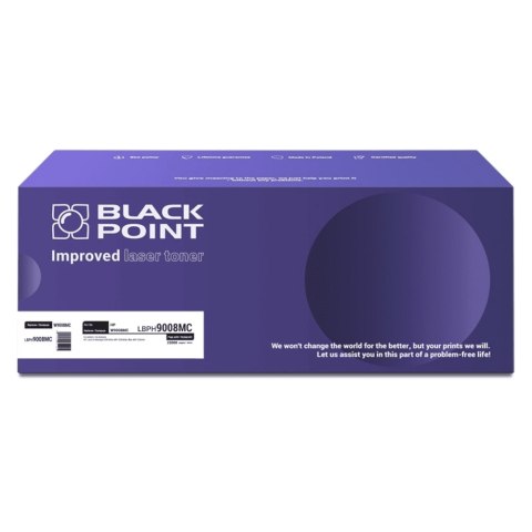 Toner Black Point LBPH9008MC 
Zastępuje: HP W9008MC 
Wydajność: 23000 stron 
Kolor: Black