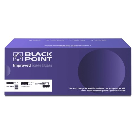 Toner Black Point LBPKMTNP75 zastępuje Konica Monilta TNP-75, 20 000 stron