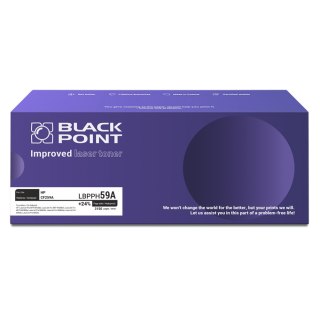 Toner Black Point LBPPH59A 
Zastępuje: HP CF259A
Wydajność: 3150 stron
Chip OEM*