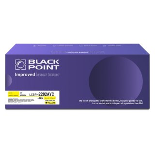 Toner Black Point LCBPH2202AYC 
Zastępuje: HP W2202A 
Wydajność: 2300 stron 
Kolor: Yellow 
Chip NEW*