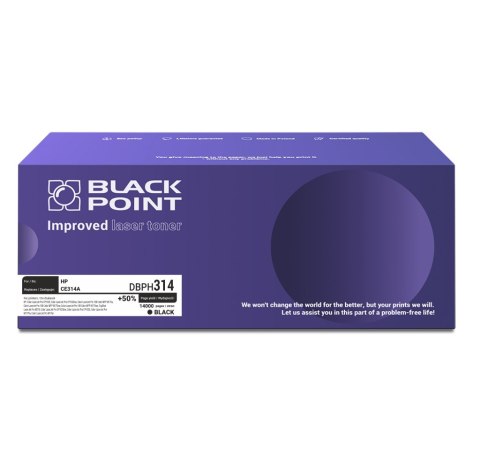 Bęben Black Point DBPH314 zastępuje HP CE314A