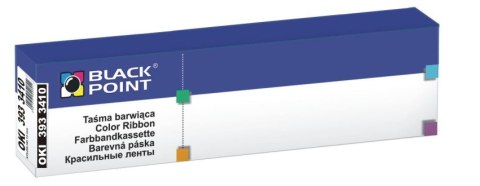 Black Point taśma barwiąca KBPO393 zastępuje Oki ML 393/3410, czarna, 12,7 mm / 30 m