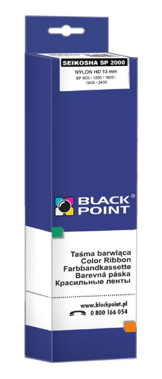 Black Point taśma barwiąca KBPSN77 zastępuje Siemens ND77, czarna, 11 mm / 12 m