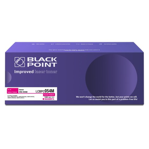 Black Point toner LCBPC054M zastępuje Canon CRG-054M magenta