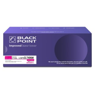 Black Point toner LCBPSCLT406M zastępuje Samsung CLT-M406S, czerwony