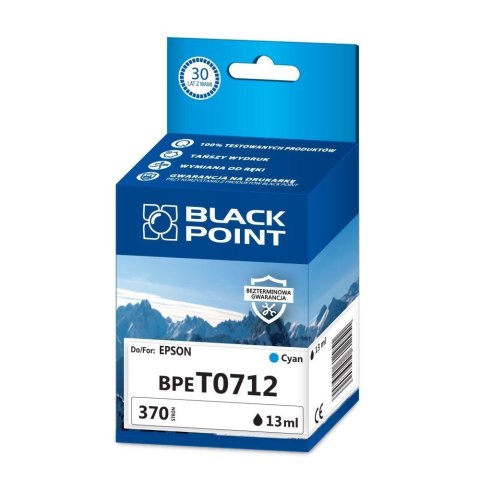 Black Point tusz BPET0712 zastępuje Epson T0712, niebieski
