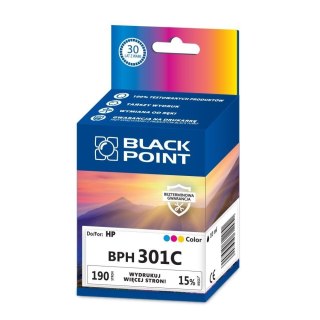 Black Point tusz BPH301C zastępuje HP CH562EE, trójkolorowy