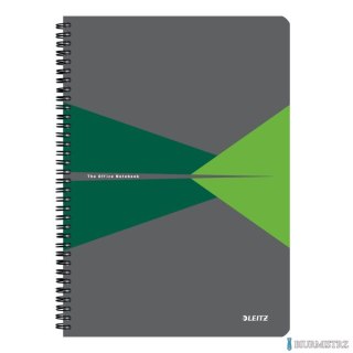 Kołonotatnik OFFICE A4 kratka zielony 46471055 LEITZ