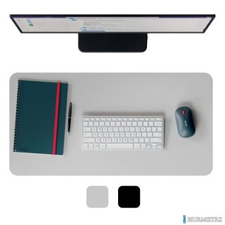 Skórzana mata Leitz na biurko, 700 x 360 mm, jasnoszara 53850085