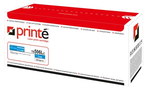 Toner laserowy Printe TS506LC, zastępuje: Samsung CLT-C506L, 3500 str., cyan