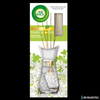 AIR WICK Odświeżacz pachnące patyczki 25ml BIAŁE KWIATY 73751