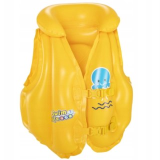 BESTWAY Kamizelka do nauki pływania żółty 51x46 cm 32034