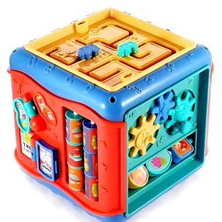 Edukacyjna kostka 8w1 sorter dla dzieci 18 m+