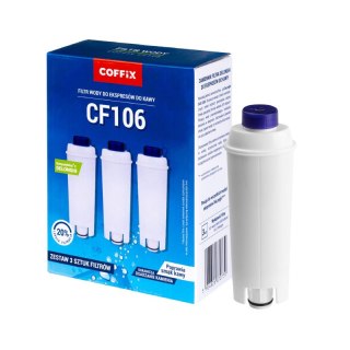 Filtr wody do ekspresu Coffix CF106 DeLonghi zamiennik Multipack 3 szt.