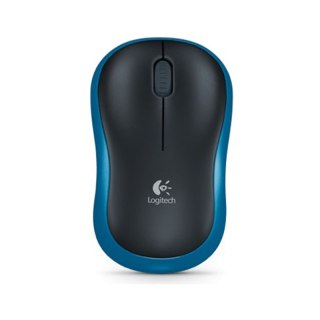 Logitech M185 mysz optyczna | bezprzewodowa | USB | black-blue