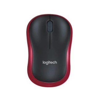 Logitech M185 mysz optyczna | bezprzewodowa | USB | red