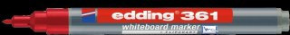 Marker EDDING 1mm do tablic okrągła końcówka czerwony 361/002/CZ