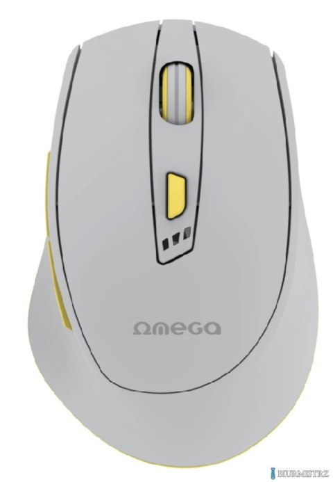 Mysz bezprzewodowa OMEGA MOUSE recharegable usb-c szara OMC529RWGL PLATINET