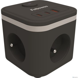 POWER CUBE typ E, czarny, 100137169 FELLOWES