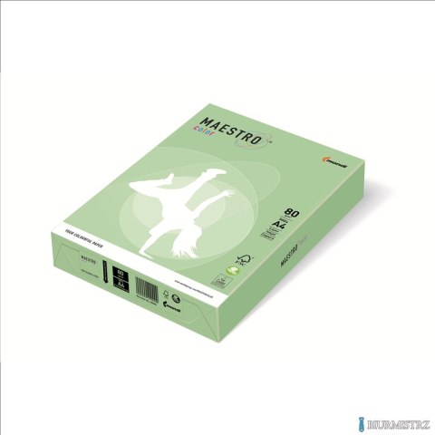 Papier xero MAESTRO COLOR A4 160g 250 ark. MG28 zielony pastel