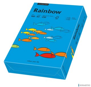 Papier xero kolorowy A4 160g 250 arK. RAINBOW R88 ciemnoniebieski 88042769/69 OPT
