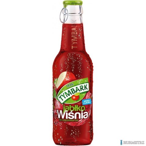 Sok TYMBARK jabłko wiśnia 250ml szklana butelka